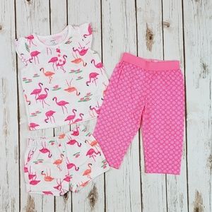 Baby Girl Summer Pajamas, Size 12 Months
